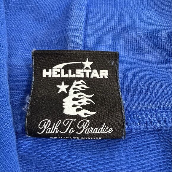 Hellstar Blue Pullover Hoodie Adult Size XL - Picture 4 of 12